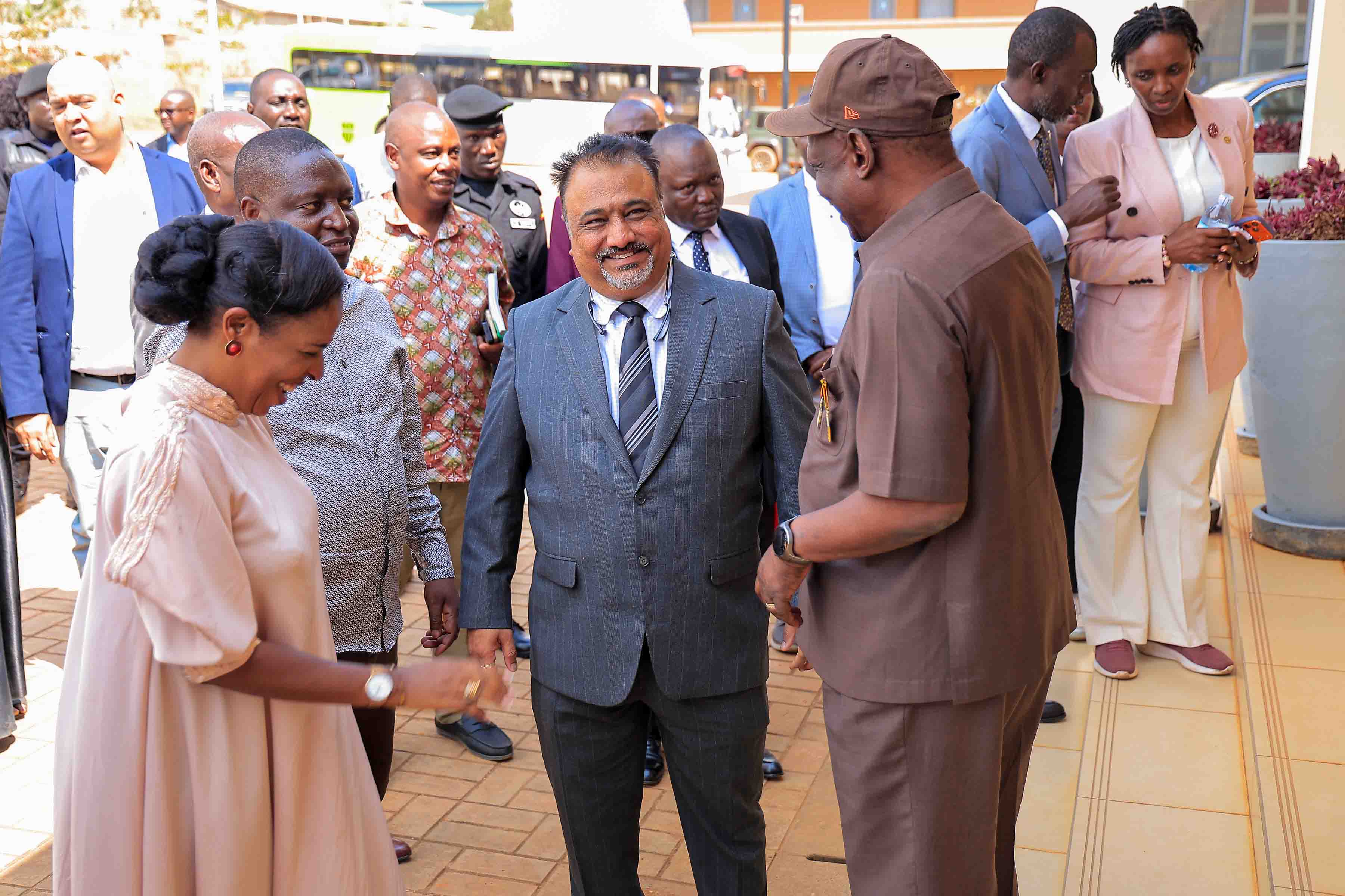 Presidential CEO Forum delegation touring UIRI's Namanve Campus